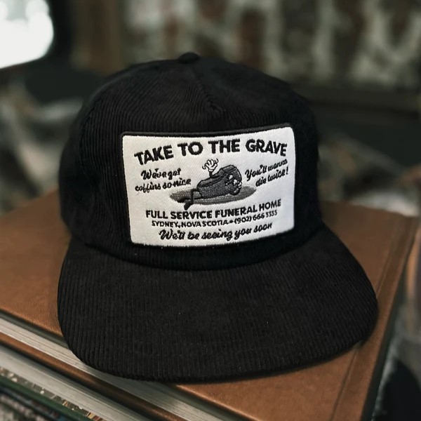 Take To the Grave cap black